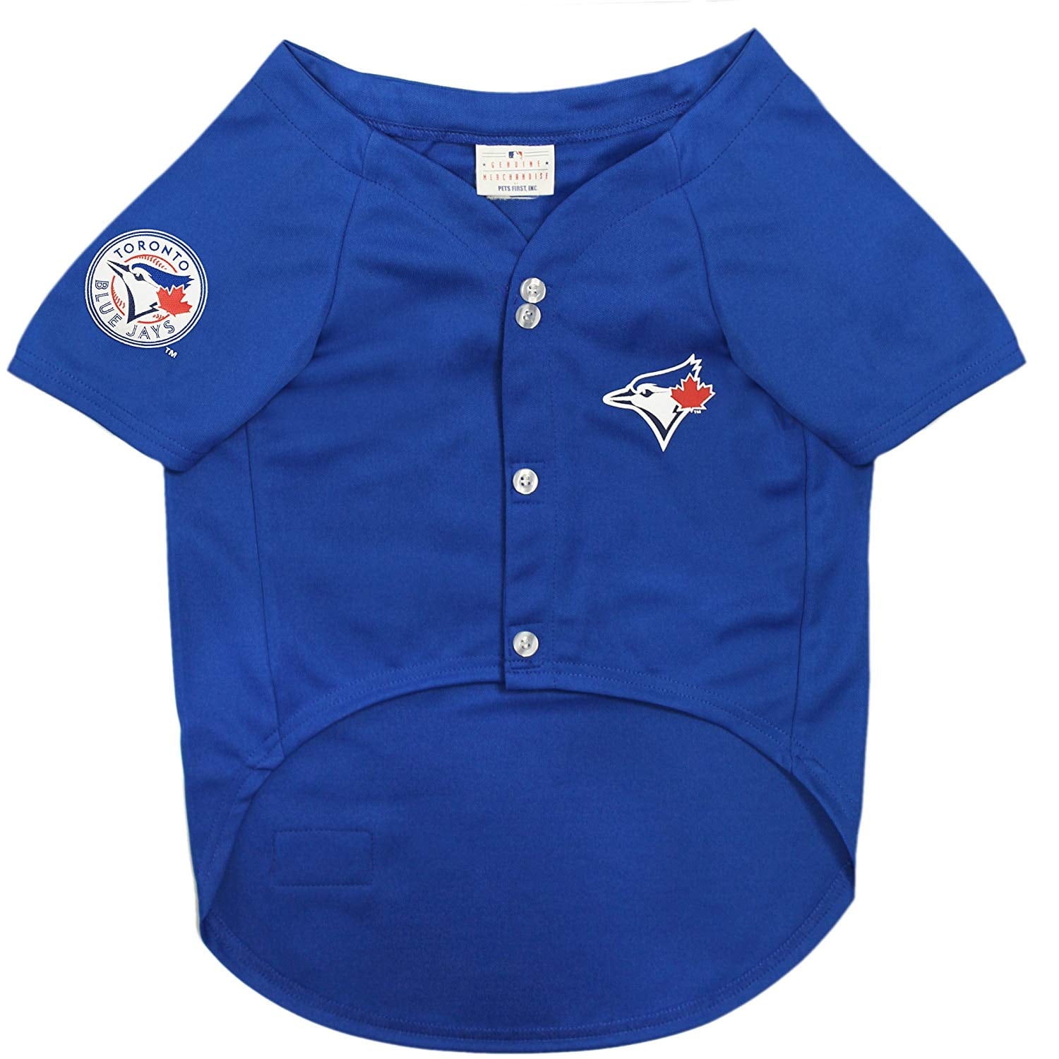 Pets First MLB Toronto Blue Jays Mesh Jersey for Dogs and Cats - Licensed Soft Poly-Cotton Sports Jersey - Small