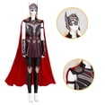 thumbnail image 4 of Disfraz de superhéroe de Thor para mujer, traje de armadura para Halloween, fiesta de carnaval, talla personalizada, 4 of 5