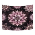 thumbnail image 3 of Wobogo Purple Mandala Flowers Tapestry 60×51in Home Living Room Bedroom Wall Hanging Ornaments, 3 of 10