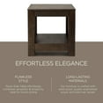 thumbnail image 3 of Maven Lane Paulo Wooden Side Table in Weathered Brown Finish, 3 of 7
