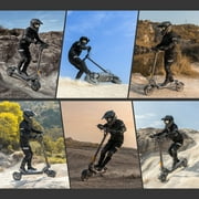 Ausom F1 MAX off Road Electric Scooter for Adults, 1400W Dual Motor, 62 Miles Range, 45 mph Speed, 72% Uphill, E-ABS & Hydraulic Brakes, NFC Lock, Foldable E-Scooter with Lightings