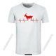 thumbnail image 1 of Camiseta Goat Heartbeat 2022 Camiseta Goat Lover Country Chicken Goat Camiseta clásica de verano con cuello redondo para hombre de algodón puro, 1 of 5