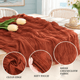 Terracotta 18Pack-21.5 × 120 inch Semi Sheer Boho Gauze Cheesecloth ...