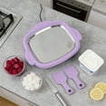 thumbnail image 3 of Home Ice Rolling Machine Including Quick Freezing Plate And 2 Scrapers DIY Homemade Ice Can Make Yogurt And Suitable For Children's Parent Child Activities Pressure Cooker Air Fryer Combo Cooking, 3 of 4