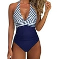 thumbnail image 3 of Top-kevin Women Tummy Control One Piece Swimsuit - Push Up Bathing Suit Full Coverage Slimming Swimwear, 3 of 23