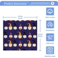 thumbnail image 5 of SKYSONIC Halloween Gnome Cotton Washcloths Set of 2, Highly Absorbent Soft Fingertip Towel for Bathroom, Gym, Hotel and Spa, 12 x 12 Inch, 5 of 7