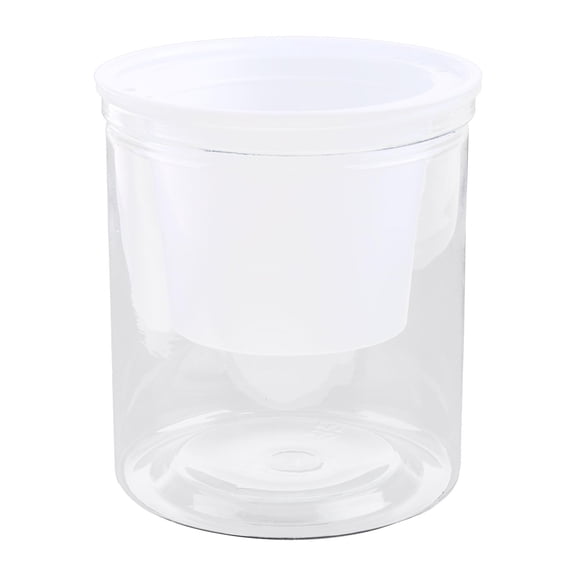 HILOGEL Clear Watering Flower Pot Automatic Hydroponic Planter for Home