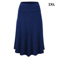 thumbnail image 3 of Jumpingount midi elegante y sexy: diseño favorecedor plisada negra Faldas Sexy Ajuste y cómodo Prendas para la parte inferior del cuerpo azul XXL, 3 of 4