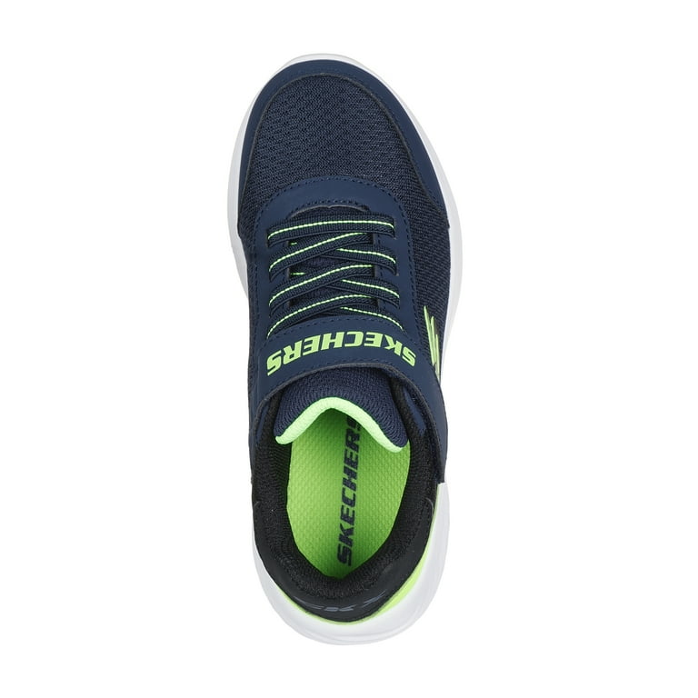 BIG BOY ミントブラックS Amazon.com | Skechers Kids 95560L Pistonz Sneaker,Black/Lime