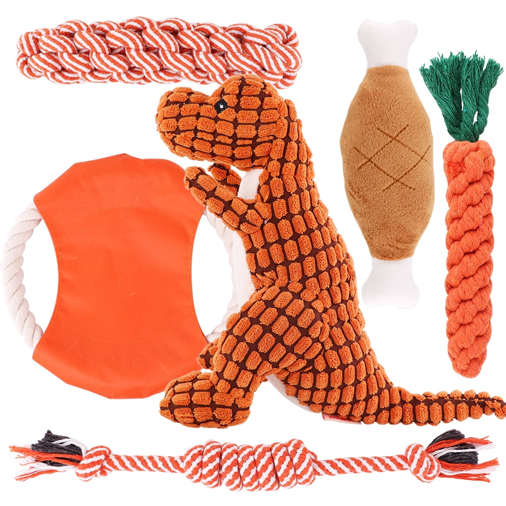 balacoo 4 Pcs tearribles Pull Apart Dog Toy Carrot Dog Toy Dog Squeaky Toys  Dog Balls for Large Dogs Dog Toy Ball Squirrel Toy Dog bark Ball chew Toys