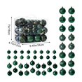 thumbnail image 3 of Qwtwty 50 Pcs Christmas Tree Ornaments Set, Shatterproof Christmas Tree Hanging Baubles for Holiday Wedding Party Decor, 3 of 8