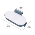 thumbnail image 3 of Kitchen Door Kitchen Cabinet Trash Can Basket Hanging Metal Shelf Trash Storage, 3 of 7