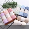 thumbnail image 6 of Towel Set (Towel + Bath Towel) 2 in 1 Cotton Bath Towel & Face Towel Towel Bath Towel Combination Set Thickened Absorbent Combination Towel(2Pc) Towel, 6 of 9