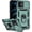 green, variant on MYKOMI for iPhone 12/12 pro case with Camera Cover & Kickstand Military Grade Shockproof Heavy Duty Protective with Magnetic Case for iPhone 12/12 pro