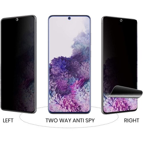 OnlyCase Store Verre Trempé Samsung Galaxy S20FE,Anti-Espion Anti-Spy  Privacy Film Protection Vitre 3D Couverture 9H Ultra Résistant Écran Privé