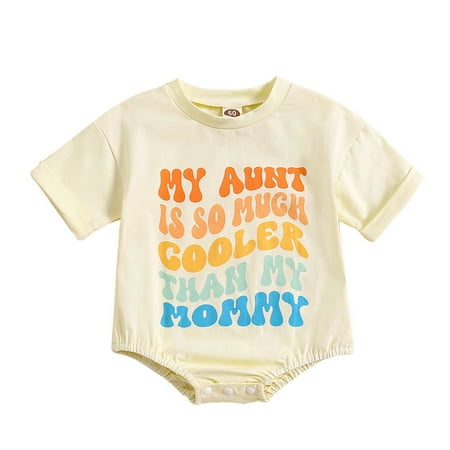 

EFGYYF Girl Outfits Long Sleeve Onesies Girl Baby Toddler Boys Girls Long Sleeve Letter Prints Rompers Jumpsuits White 6-12 Months