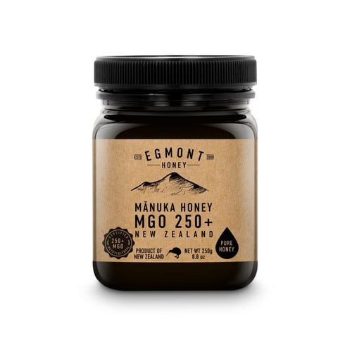 Egmont Honey 250 MGO Manuka Honey 250g, British Import (Pack of 2)