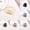 Black 1PCS & Blue 1PCS & Beige 1PCS & Khaki 1PCS & Coffee 1PCS & Brown 1PCS, variant on Effortless Beauty Thick Hair Mini Jaw Clips, 5 cm, (Pack of 6)