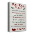 thumbnail image 3 of Santa's Rules- Gallery Wrapped Canvas, 3 of 9