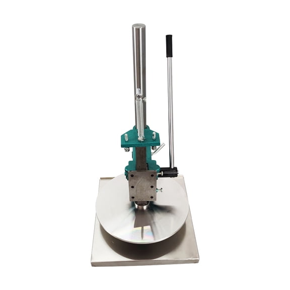 14 Inch Manual Pizza Dough Pastry Press Machine Household Pastry Pasta Maker Stainless Steel 0.3 Inch Thickness