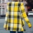 thumbnail image 4 of Pyhlmscde Women's Casual Long Sleeve Lightweight Fall Jacket Work Clothes, Womens Tops, Flannel Shirt Women 1, Flowy Tops for Women, 4 of 5