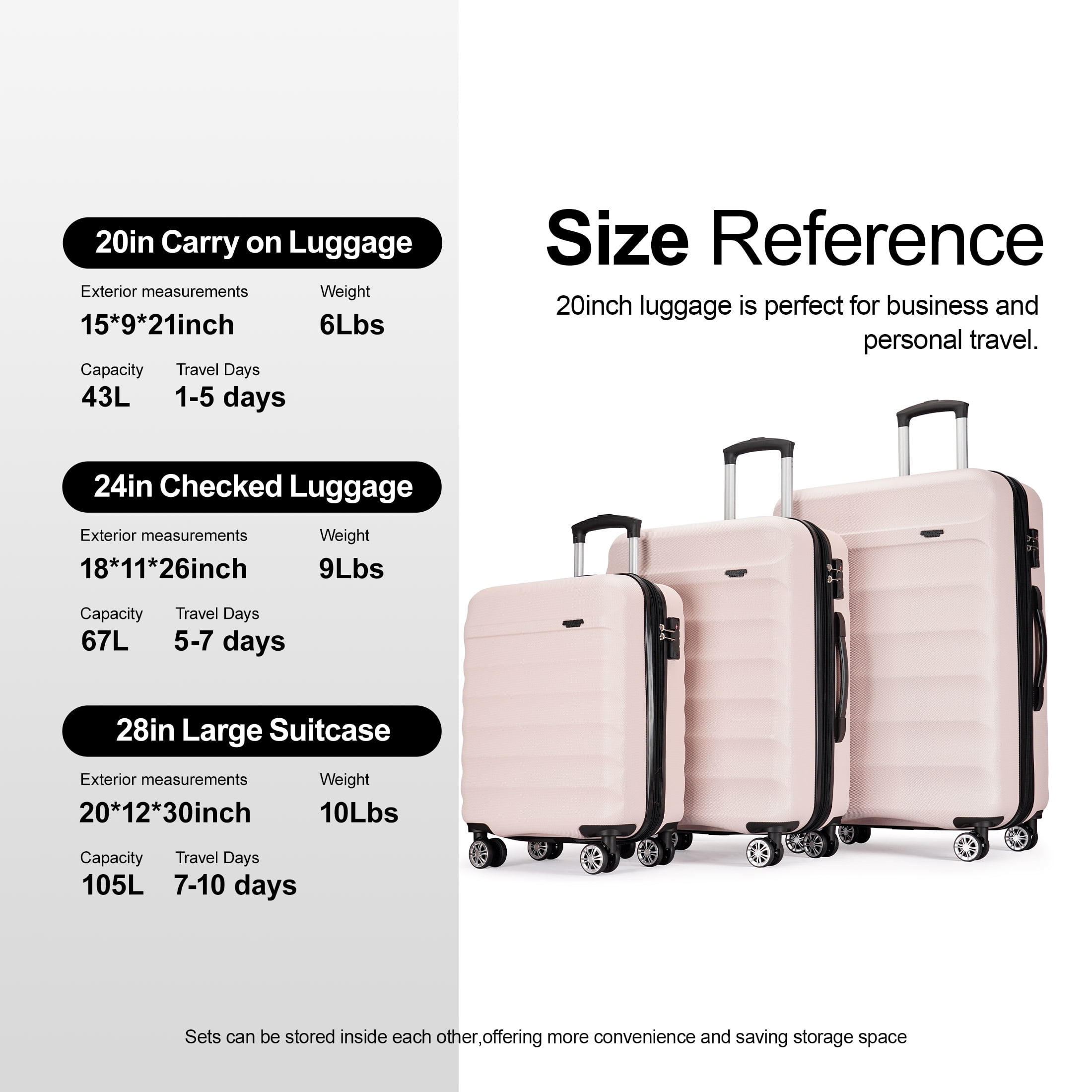 Ginza Travel 28 Inch Checked Luggage with Spinner Wheels Light Pink in Kosovo at 113 Rating 5