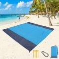 thumbnail image 1 of Beach Blanket, Sandproof Waterproof Beach Mat Quick Dry Lightweight Portable Oversized Picnic Mat, 1 of 5