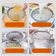 thumbnail image 3 of Tableware Big Sale! Stainless Steel Strainer Soybean Milk Strainer Juice Sieve Kitchen Lo Mein Scoop Superfine Flour Sieve, 3 of 3