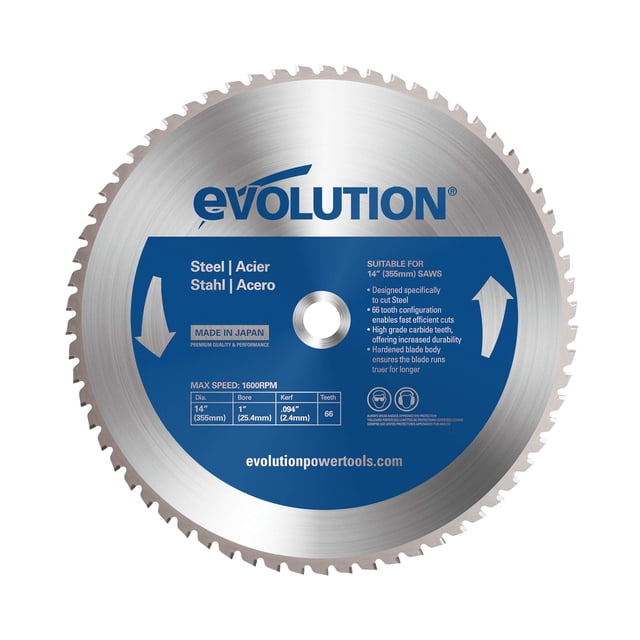 Saw Blade Evolution Power Tools 14BLADEST 14 pulgadas 66T