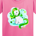 thumbnail image 4 of Inktastic St. Patrick's Day Unicorn with Four Leaf Clovers Youth T-Shirt, 4 of 5