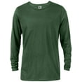 thumbnail image 2 of Delta Apparel 027362066970 Dri 30 by 1s Adult Performance Long Sleeve T-Shirt, Forest - 3X, 2 of 2