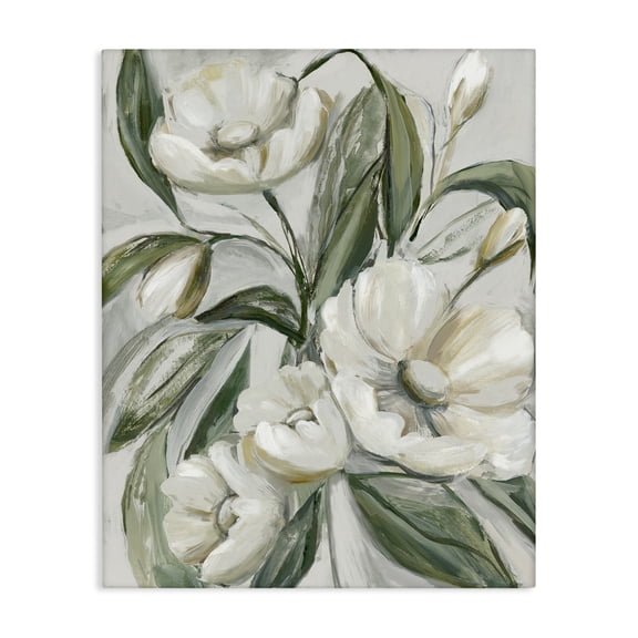 Stupell Industries Bountiful Apple Blossoms Plants & Flowers Painting Wrapped Canvas Art Print Wall Art, 16 x 20