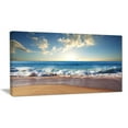 thumbnail image 1 of Design Art Sea Sunset Seascape Photography Canvas Art Print, 1 of 2