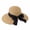 Khaki, variant on Hats For Women Brown Sun Hats For Women Fashion SunSummer Ponytail Beach Wide Brim Foldable Hats