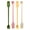Mix Color, variant on OIUR Double-Ended Silicone Spatula Thin Jar Scraper Small Makeup Scrapers Mini Food-Grade Scraper & Spreader for Jams Baking Cooking