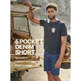 thumbnail image 2 of Wrangler® Men's and Big Men's Relaxed Fit Five Pocket Denim Short (30-50), 2 of 7