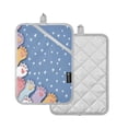 thumbnail image 2 of 2 Pieces Square Heat Insulation Pads Square Heat Insulation Gloves Oven Gloves Kitchen Gloves Cooking Gloves Heat Insulation Gloves Cute Paws, 2 of 7