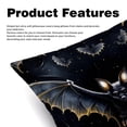 thumbnail image 2 of Bats Pillows Set of 2 | Decorative Covers Pillows with Unique Patterns | Available in 16x16, 18x18, and 20x20 Inches | for Home Decor and Gifting, 2 of 6