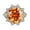 Orange, variant on 10ct Moissanite Wedding Bands D Color VVS1 Clarity Sterling Silver Diamond Rings for Women Yellow/Green/Pink Moissanite Engagement Rings with Certificate