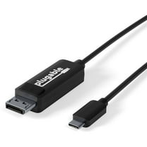 Plugable USB C to DisplayPort Cable 6 feet (1.8m), Up to 4K at 60Hz, USB C DisplayPort Cable - Compatible with Thunderbolt and USB-C - Driverless