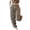 Coffee, variant on Children Pants for Girls Casual High Elastic Waisted Loose Fit Pockets Kid Tall Cargo Sweatpants Streetwear 2t Girls Leggings L Girl Cheerleader Leggings
