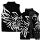 thumbnail image 1 of Chalecos para hombres de moda e informales, con algodón añadido y ropa gruesa para hombres que se mantiene abrigado del frío, chaleco con estampado de guerreros del siglo pasado, 1 of 5