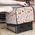 thumbnail image 7 of Honeii Colorful Bow Knots Print 4 slice Toaster Cover, Two Slice Toaster Dust-proof Cover For Kitchen Small Appliance and Fingerprint Protection, 7 of 7