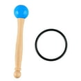 thumbnail image 2 of Singing Bowl Mallet,Bowl Rubber Mallet Head Clear Beautiful Sound With Rubber Ring, 2 of 8