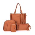 thumbnail image 2 of Women Solid Color Handbag + Crossbody Shoulder Bag + Hand Purse + Card Holder For Daily Use New Outdoor, 2 of 9