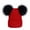 Red Black, variant on Dengjunhu Womens Winter Double Pom Pom Beanie Hats Fur Ball Cute Cap Warm Soft Cable Knit Hat with Ears for Women and Kids