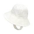 thumbnail image 2 of EQWLJWE Toddler Kids Solid Color Outdoor Children UV-proof Sun Beach Cap Fisherman's Hat Girls' Hats Holiday Clearance, 2 of 4