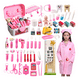 thumbnail image 1 of Set Médico para Niños 5 Piezas con Luz, Sonido y Uniforme Xtellar rosa, 1 of 4