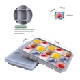 thumbnail image 2 of Juego de 2 bandejas para cubitos de hielo Tvmania de silicona con tapa, 30 cubos, 2 of 7