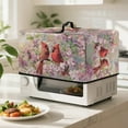 thumbnail image 3 of Whosucclay Cardinal Cherry Blossom Print Microwave Oven Universal Dust Cover, Heat-Resistant, Waterproof Microwave Oven Cover, Anti-Oil-Staining Easy to Clean Kitchen Appliance Covers-S, 3 of 7
